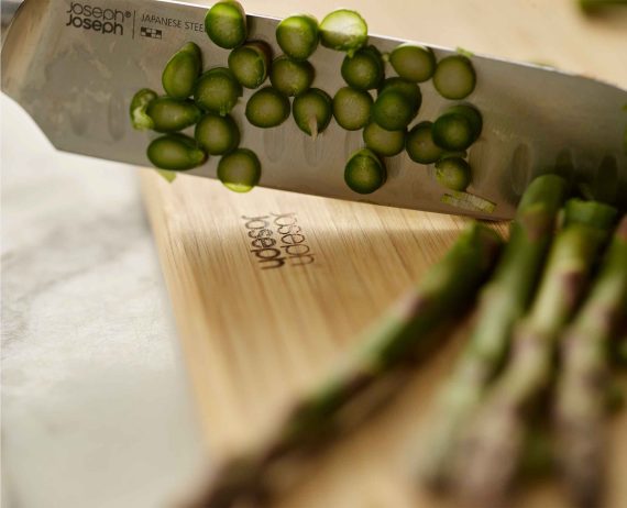 Joseph Joseph Folio Steel Bamboo 3-piece Cutting Board Set - Image 4
