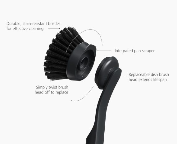 Joseph Joseph SinkTech Dish Brush with Replacement Head - Image 6