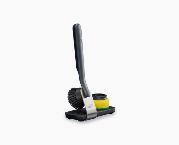 Joseph Joseph SinkTech Dish Brush & Sponge Set with Steel Stand