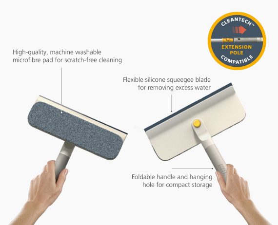 Joseph Joseph CleanTech 2-in-1 Glass Cleaning Tool - Image 6