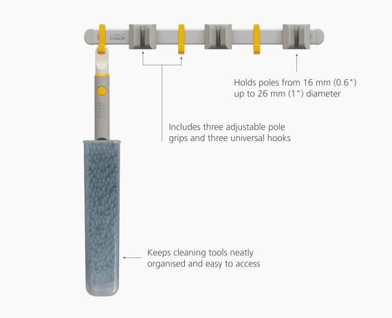 Joseph Joseph CleanTech Pole & Tool Organizer - Image 6