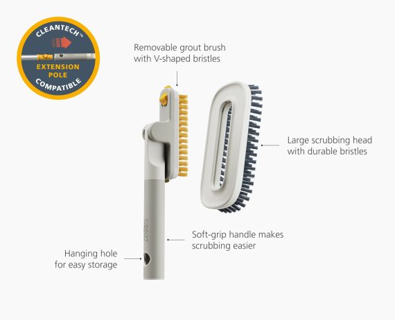 Joseph Joseph CleanTech 2-in-1 Tile Scrubber Tool - Image 6