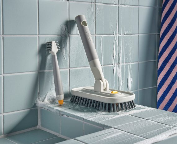 Joseph Joseph CleanTech 2-Piece Tile Scrubber & Spot Cleaning Tool Set - Image 3