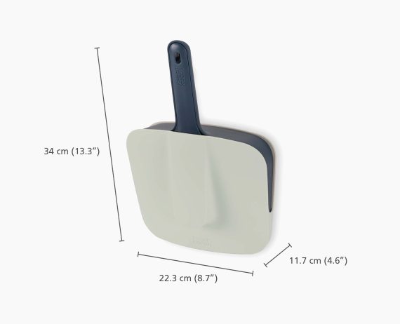 Joseph Joseph CleanStore Blue Wall-mounted Dustpan & Brush - Image 9