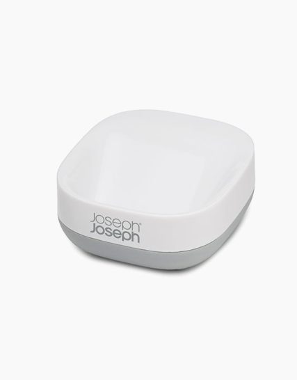 Joseph Joseph Slim Compact Light Gray Soap Dish