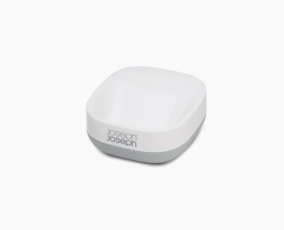 Joseph Joseph Slim Compact Light Gray Soap Dish