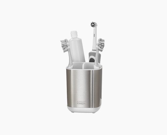 Joseph Joseph EasyStore Stainless-steel Toothbrush Holder