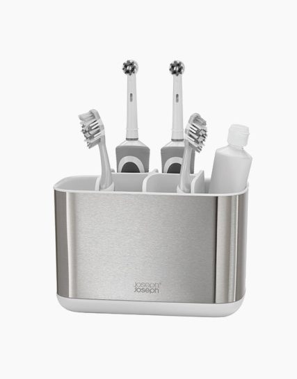Joseph Joseph EasyStore Stainless-steel Large Toothbrush Holder