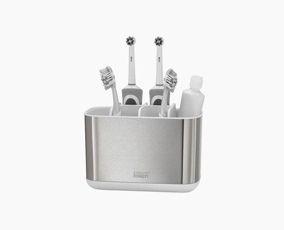 Joseph Joseph EasyStore Stainless-steel Large Toothbrush Holder