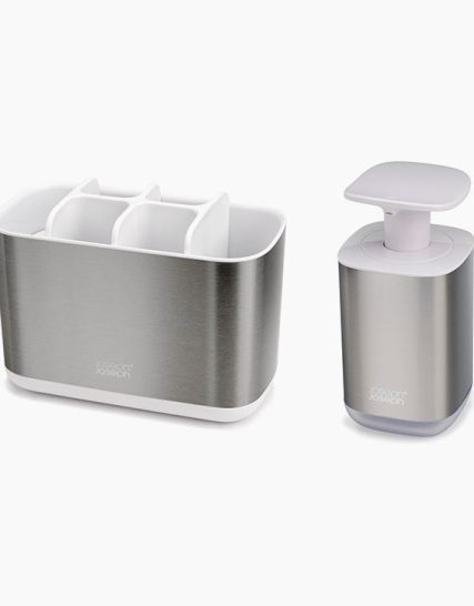 Joseph Joseph 2-piece Stainless-steel Bathroom Sink Set