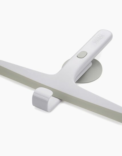 Joseph Joseph EasyStore Light Gray Shower Squeegee with Storage Hook
