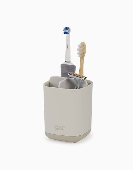 Joseph Joseph EasyStore Matt Ecru Toothbrush Holder