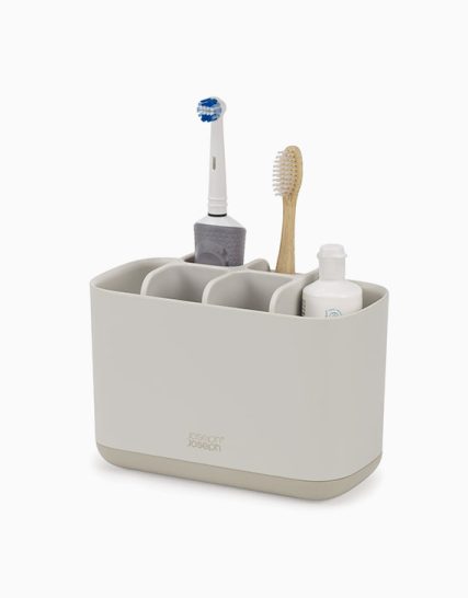 Joseph Joseph EasyStore Large Matt Ecru Toothbrush Holder