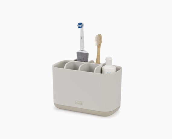Joseph Joseph EasyStore Large Matt Ecru Toothbrush Holder