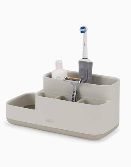 Joseph Joseph EasyStore Matt Ecru Bathroom Storage Caddy