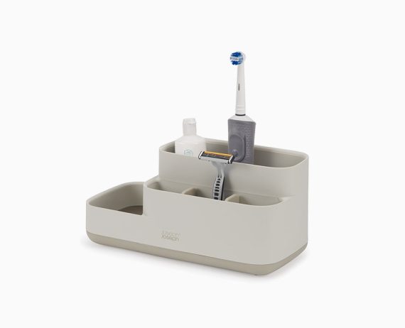 Joseph Joseph EasyStore Matt Ecru Bathroom Storage Caddy