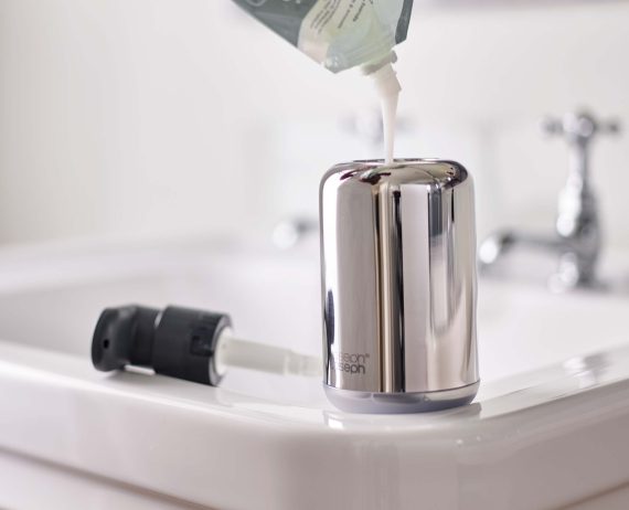 Joseph Joseph EasyStore Luxe Stainless-steel Soap Pump - Image 6