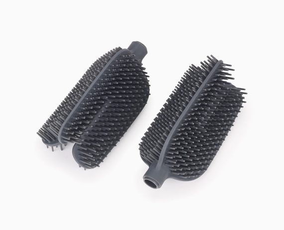 Joseph Joseph Flex 360 Pack of 2 Gray Replacement Toilet Brush Heads