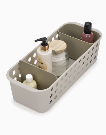 Joseph Joseph EasyStore Slimline Ecru Bathroom Storage Basket