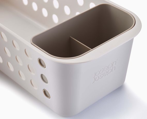 Joseph Joseph EasyStore Slimline Ecru Bathroom Storage Basket - Image 5