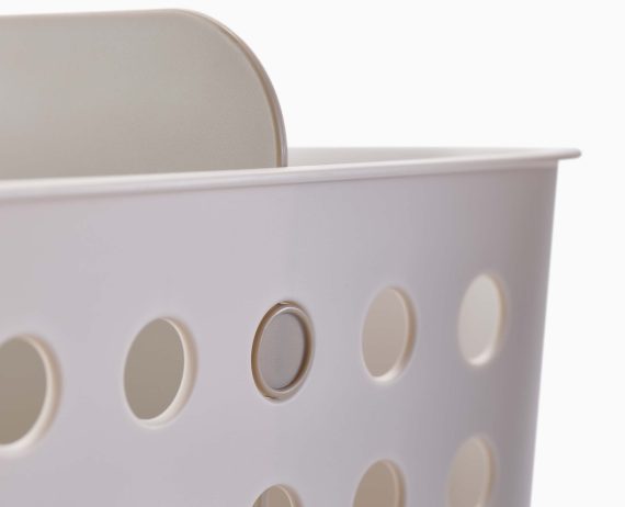 Joseph Joseph EasyStore Slimline Ecru Bathroom Storage Basket - Image 6