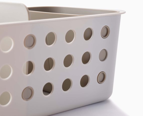 Joseph Joseph EasyStore Slimline Ecru Bathroom Storage Basket - Image 7