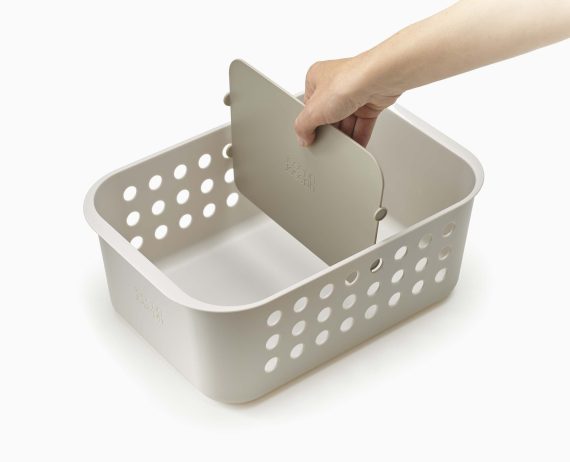 Joseph Joseph EasyStore Large Ecru Bathroom Storage Basket - Image 4