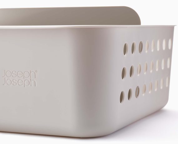 Joseph Joseph EasyStore Large Ecru Bathroom Storage Basket - Image 6