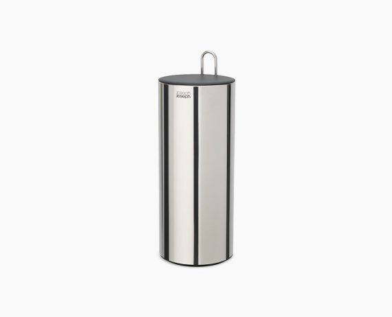 Joseph Joseph Easystore Luxe Stainless-steel Concealed Toilet Paper Holder
