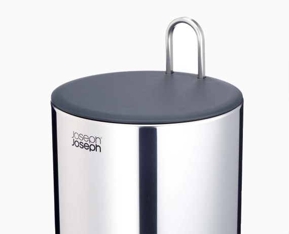 Joseph Joseph Easystore Luxe Stainless-steel Concealed Toilet Paper Holder - Image 4