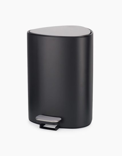 Joseph Joseph EasyStore 5L Matt Black Pedal Trash Can