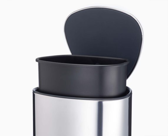 Joseph Joseph EasyStore Luxe 5L Stainless-steel Pedal Trash Can - Image 4