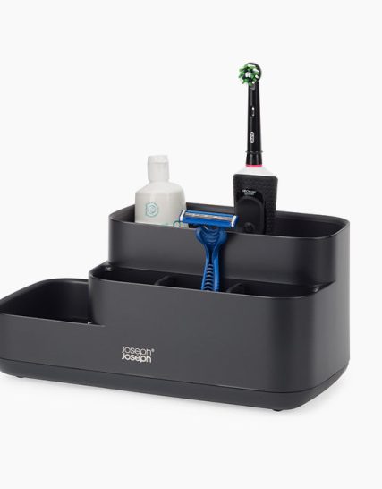 Joseph Joseph EasyStore Matt Black Bathroom Storage Caddy