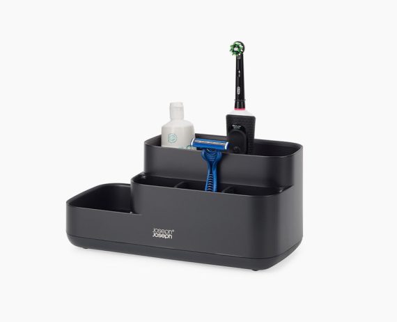 Joseph Joseph EasyStore Matt Black Bathroom Storage Caddy
