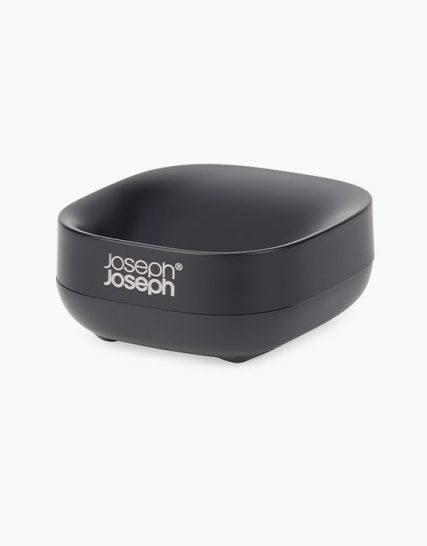 Joseph Joseph Slim Compact Matt Black Soap Dish