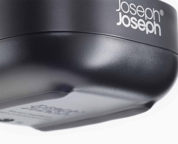 Joseph Joseph Slim Compact Matt Black Soap Dish - Image 6