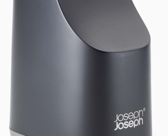 Joseph Joseph Slim Compact Matt Black Soap Dispenser - Image 4