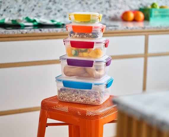 Joseph Joseph Nest Lock 10-piece Multicolor Food Container Set - Image 4