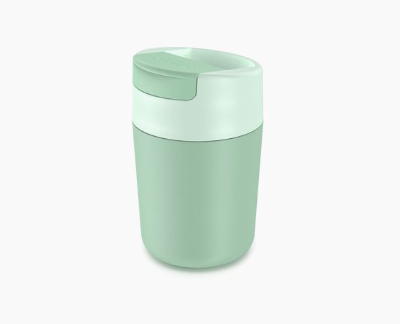 Joseph Joseph Sipp Green Travel Mug with Hygienic Lid 340ml