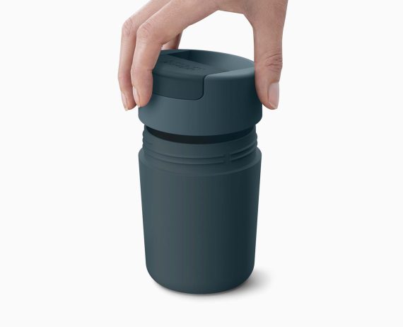 Joseph Joseph Sipp Blue Travel Mug with Hygienic Lid 340ml - Image 5