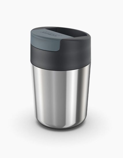 Joseph Joseph Sipp Stainless-steel Travel Mug with Hygienic Lid 340ml