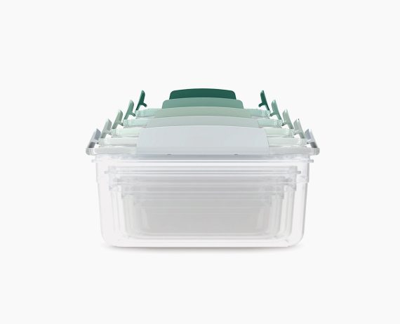 Joseph Joseph Nest Lock 10-piece Green Food Container Set - Editions - Image 4