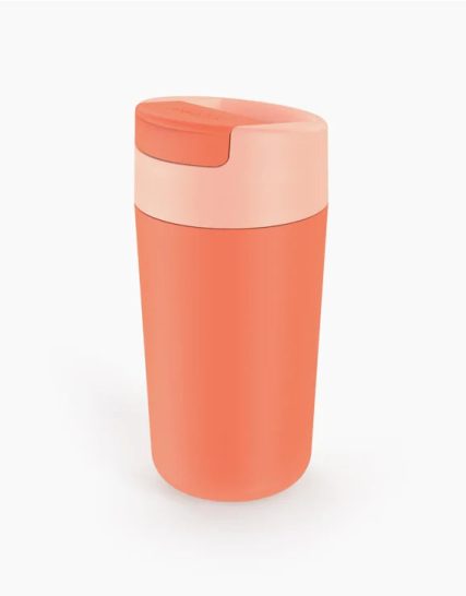 Joseph Joseph Sipp Coral Travel Mug Large with Hygienic Lid 454ml
