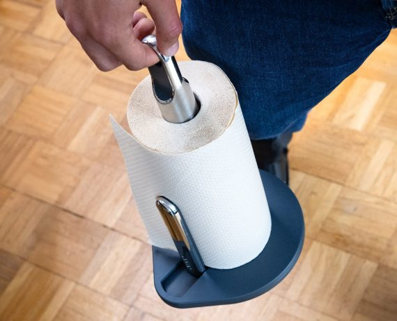 Joseph Joseph Hold Gray Paper Towel Holder - Image 4