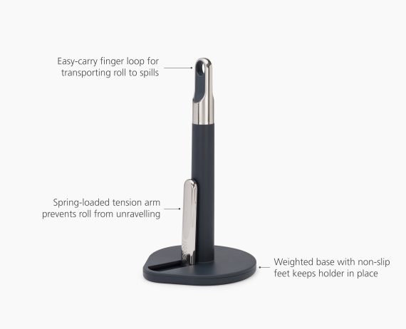 Joseph Joseph Hold Gray Paper Towel Holder - Image 6