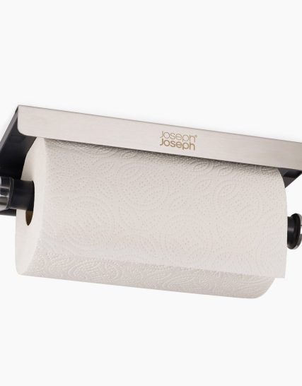 Joseph Joseph RollGrip Under-Shelf Stainless-Steel Paper Towel Holder