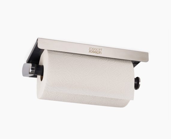 Joseph Joseph RollGrip Under-Shelf Stainless-Steel Paper Towel Holder