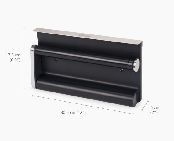Joseph Joseph RollGrip Under-Shelf Stainless-Steel Paper Towel Holder - Image 7