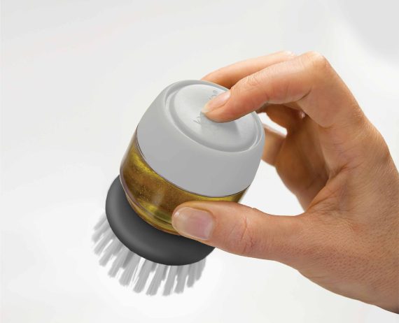 Joseph Joseph Palm Scrub Gray Washing Up Brush - Image 6