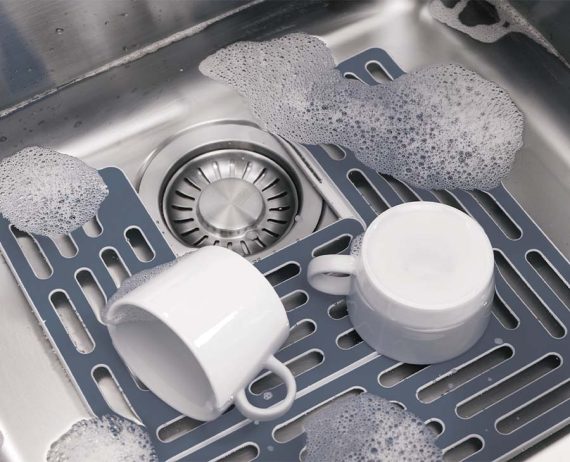 Joseph Joseph Sink Saver Gray Adjustable Sink Mat - Image 2